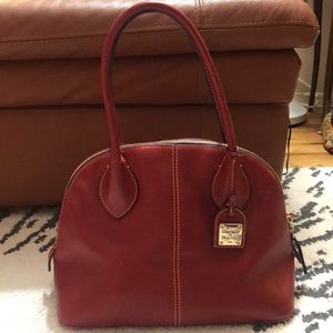 Dooney & Bourke Red Dome Shoulder Bag
